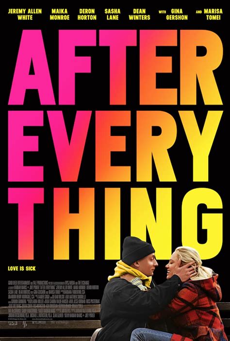 After everything netflix - A fter Everything (now streaming on Netflix) is the fifth film in the After series, a heartachey romance saga which makes 50 Shades of Grey look like In the Mood for Love. It marks the conclusion ...